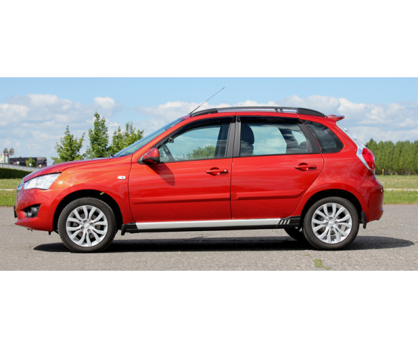 Рейлинги с продольным пазом для Lada Granta FL (Хэтчбек), Датсун Ми-до, Лада Калина. 