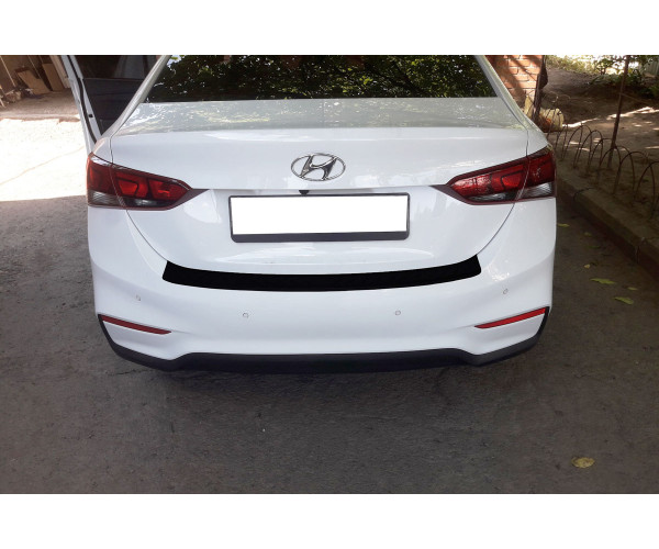 Накладка на задний бампер Hyundai Solaris 2 с 2017г.в.-н.в.