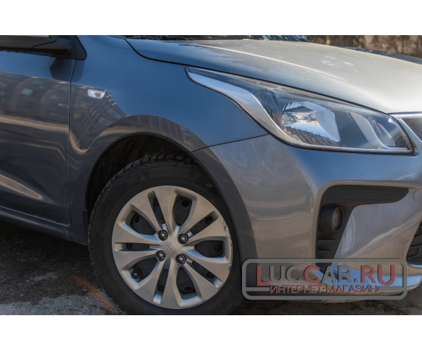 Защитные накладки на арки (АБС) Kia Rio 4 с 2017г.в.-н.в.