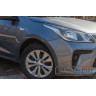 Защитные накладки на арки (АБС) Kia Rio 4 с 2017г.в.-н.в.