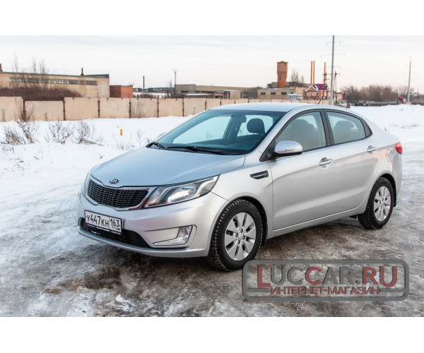 Защитные накладки на арки (АБС) Kia Rio 3 седан с 2011 по 2015 г.в.