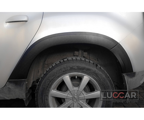 Расширители колесных арок Renault Duster II (ABS)  с 2021- н.в.