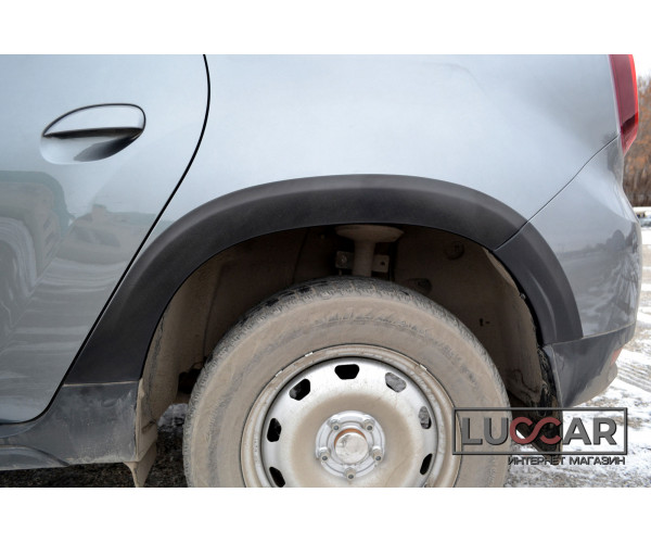 Расширители колесных арок Renault Duster II (ABS)  с 2021- н.в.