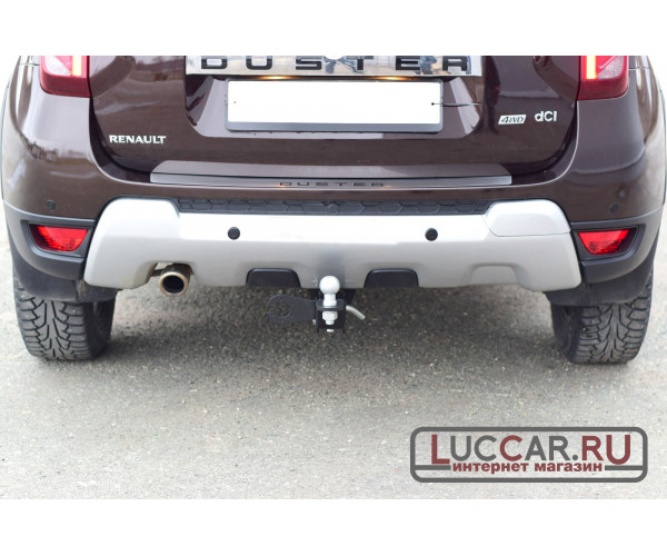 Накладка на задний бампер (НПС) Renault Duster