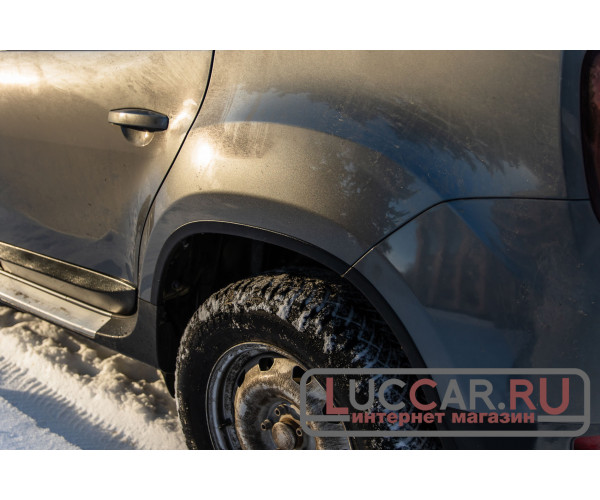 Защитные накладки на арки (АБС) Renault Duster