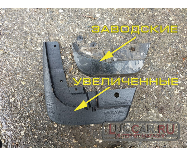 Брызговики передние увеличенные Renault Logan STEPWAY, Sandero 2 STEPWAY