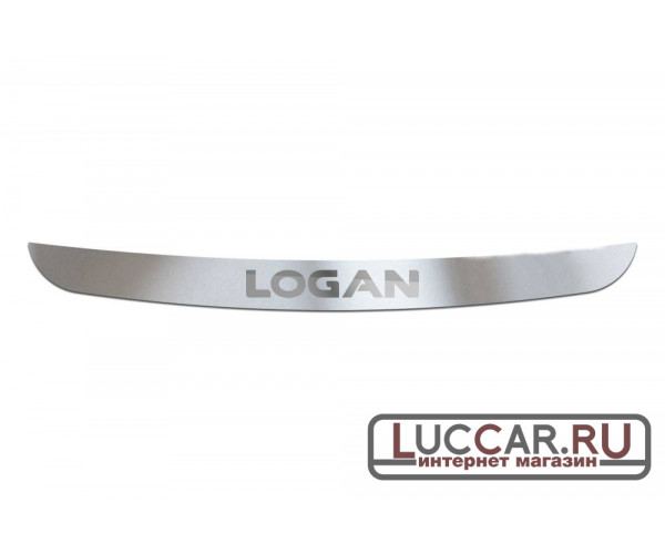 Накладка на задний бампер (НПС) Renault Logan 2