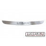 Накладка на задний бампер (НПС) Renault Logan 2