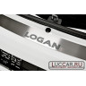 Накладка на задний бампер (НПС) Renault Logan 2