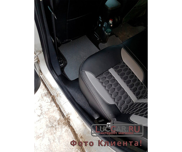 Комплект накладок на ковролин Renault Logan 2 | Sandero 2 (передние+задние)