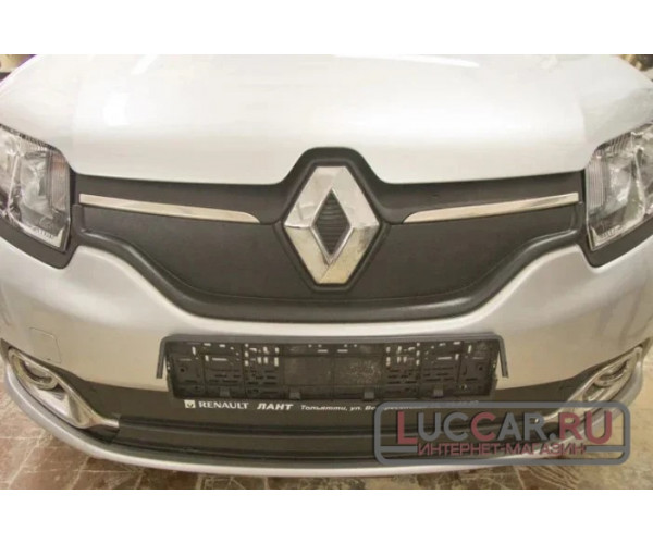 Зимняя заглушка бампера нижняя (АБС) Renault Logan 2