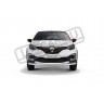 Защита переднего бампера одинарная диаметр трубы 63мм Renault Kaptur (НПС)