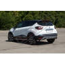 Защита порогов прямая труба диаметром 63 мм (НПС) Renault Kaptur