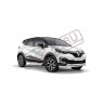 Защита порогов прямая труба диаметром 63 мм (НПС) Renault Kaptur