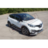 Защита порогов с площадкой диаметр трубы 51 мм (НПС) Renault Kaptur