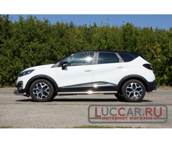 Защита заднего бампера диаметр трубы 51 мм (НПС) Renault Kaptur