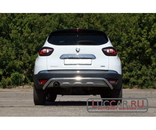 Защита заднего бампера диаметр трубы 51 мм (НПС) Renault Kaptur