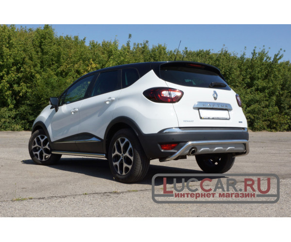 Защита заднего бампера диаметр трубы 51 мм (НПС) Renault Kaptur
