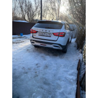 Накладка на задний бампер ШИРОКАЯ для Lada Vesta NG - Лада Веста НГ с 2022 -н.в.