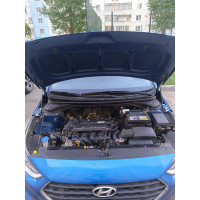 Газовый упор капота Hyundai Solaris 2 с 2017 - Н.В. Без сверления