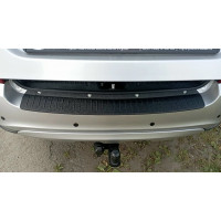 Накладка на задний бампер (АБС) для Lada Granta Fl Универсал (Ваз 2194)