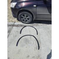 Защитные накладки на арки (АБС) для Lada Granta FL Защитные накладки на арки (АБС) для Lada Granta FL