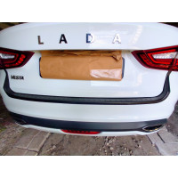 Накладка на задний бампер ШИРОКАЯ для Lada Vesta NG - Лада Веста НГ с 2022 -н.в. Накладка на задний бампер ШИРОКАЯ для Lada Vesta NG - Лада Веста НГ с 2022 -н.в.