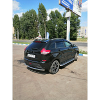 Накладки на ковролин задние для Lada Xray Накладки на ковролин задние для Lada Xray