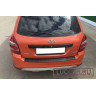 Накладка на задний бампер (АБС) для Lada Granta Fl Универсал (Ваз 2194)