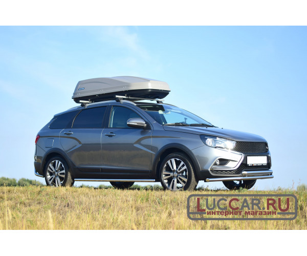 Защита переднего бампера двойная труба 51мм для Lada Vesta Sw Cross