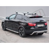Защита порогов с площадкой диаметр трубы 51 мм для Lada Vesta Sw Cross