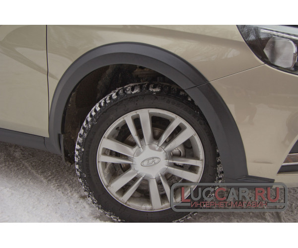 Cross-обвес для Lada Vesta (Накладки на колёсные арки и пороги)