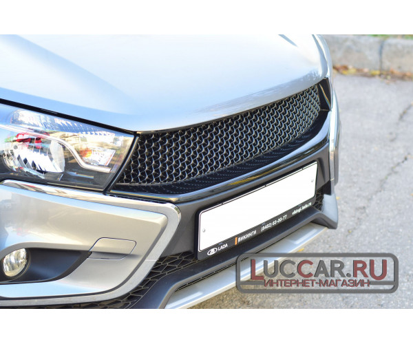 Решетка радиатора (ABS) для Lada Vesta (Exclusive/Luxe)