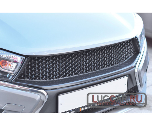 Решетка радиатора (ABS) для Lada Vesta (Exclusive/Luxe)