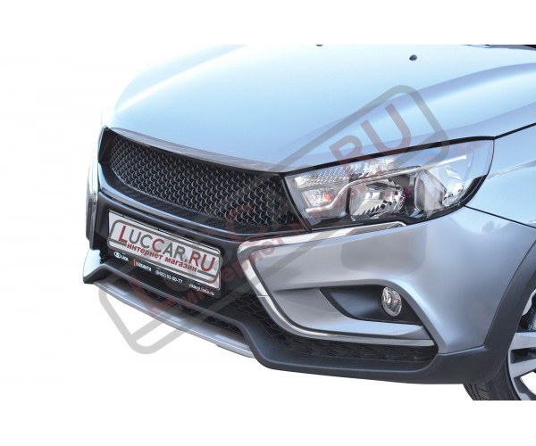 Решетка радиатора (ABS) для Lada Vesta (Exclusive/Luxe)