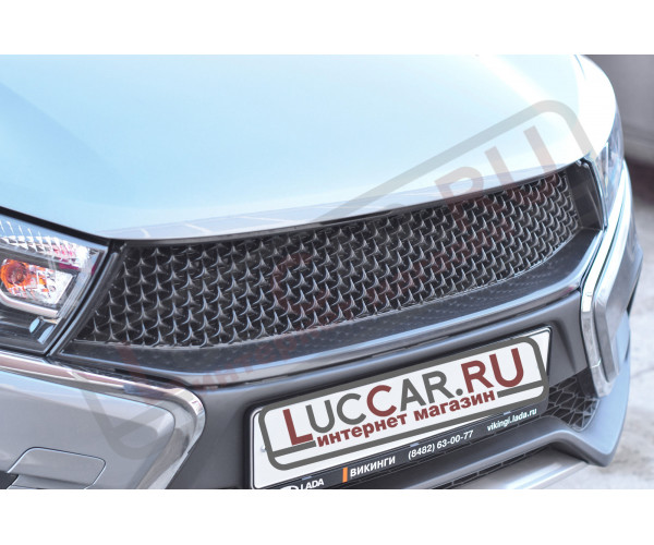 Решетка радиатора (ABS) для Lada Vesta (Exclusive/Luxe)