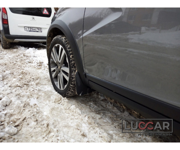 Брызговики передние увеличенные для Lada Vesta (Sw Cross) (Гард) 