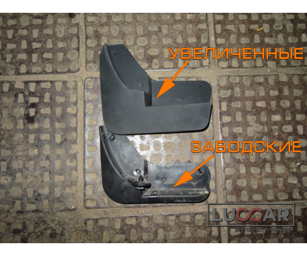 Брызговики передние увеличенные для Lada Vesta (Sw Cross) (Гард) 