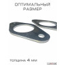 Проставки заднего амортизатора LADA Vesta верхние оцинкованные 4 мм комплект 2 шт