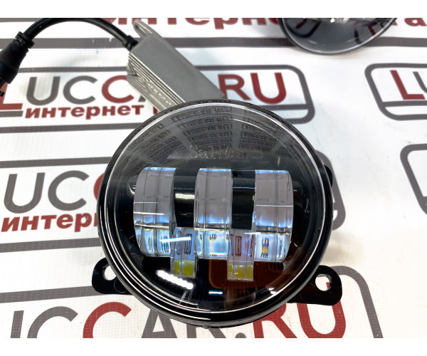 Светодиодные противотуманные передние фары SalMan Led 60W 5 для Lada: Vesta, X-Ray, Granta FL, Нива Urban