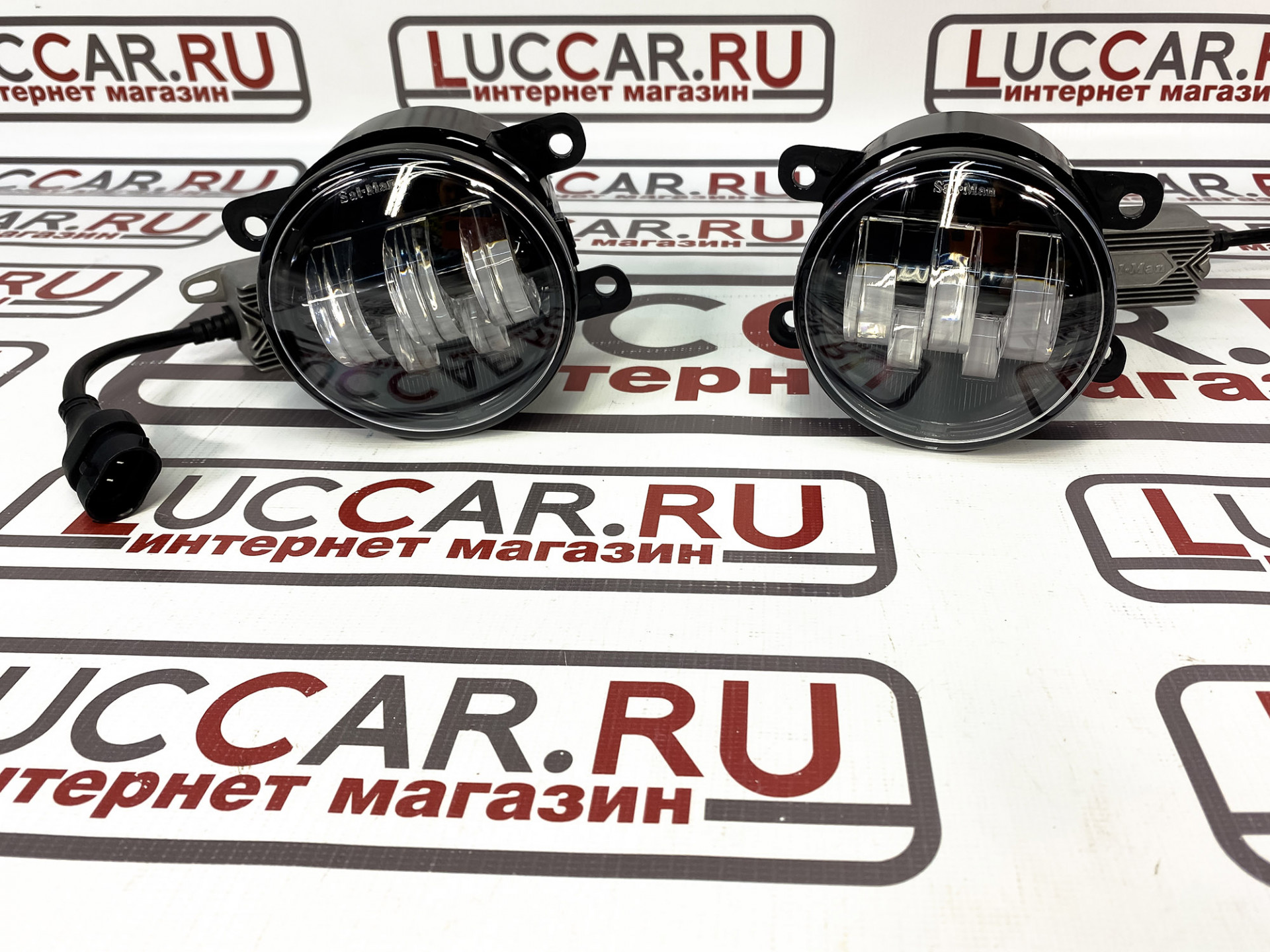 Светодиодные противотуманные передние фары SalMan Led 60W 5 Lada: Vesta ...