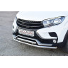 Защита переднего бампера двойная труба 51мм (НПС) для Lada Xray Cross