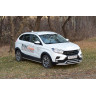 Защита порогов вогнутая труба диаметром 51мм (НПС) для Lada Xray Cross