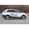 Защита порогов вогнутая труба диаметром 51мм (НПС) для Lada Xray Cross