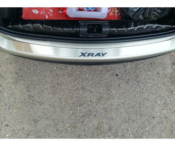 Накладка на задний бампер (НПС) для Lada Xray