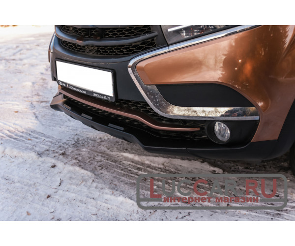 Новый Cross-обвес для Lada Xray ( Расширители колёсных арок и порогов, защита бампера)
