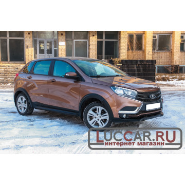Cross-обвес "Нового образца" для Lada Xray ( Расширители колёсных арок и порогов, защита бампера)