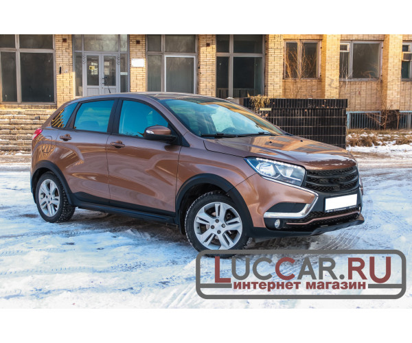 Новый Cross-обвес для Lada Xray ( Расширители колёсных арок и порогов, защита бампера)