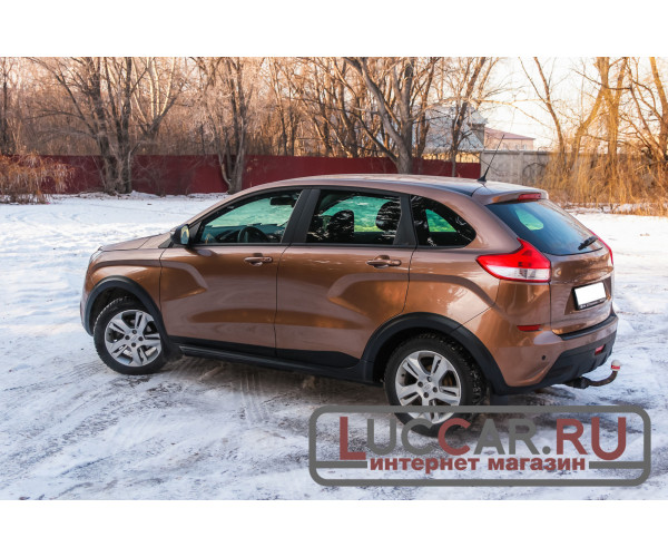 Новый Cross-обвес для Lada Xray ( Расширители колёсных арок и порогов, защита бампера)