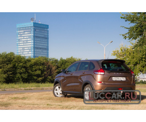 Спойлер ВЕРХНИЙ из комплекта "Чистое стекло" для Lada Xray